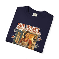 color:True Navy | She Was Trying to Be Useful — True Navy folded view