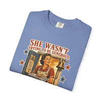 color:Washed Denim | She Was Trying to Be Useful — Washed Denim folded view