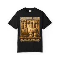 color:Black | Single Father. Full Time. No Days Off. No Excuses. — Black front view