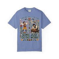 color:Washed Denim | Some Just Do the Work — Washed Denim front view