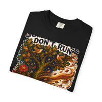 color:Black | Some People Don't Run When It Gets Hard — Black folded view