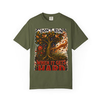 color:Hemp | Some People Don't Run When It Gets Hard — Hemp front view