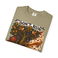 color:Khaki | Some People Don't Run When It Gets Hard — Khaki folded view