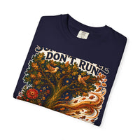 color:True Navy | Some People Don't Run When It Gets Hard — True Navy folded view