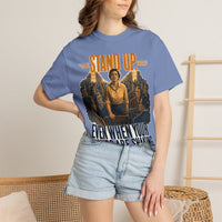 color:Washed Denim | Stand Up — Washed Denim lifestyle view