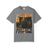 color:Grey | Stayed When It Cost Me Everything — Grey front view