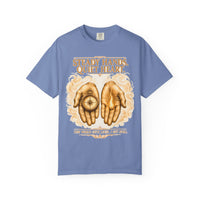 color:Washed Denim | Steady Hands. Quiet Heart. The World Gets Loud. I Get Still — Washed Denim front view