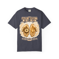 color:Navy | Steady Hands. Quiet Heart. The World Gets Loud. I Get Still — Navy front view