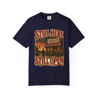 color:True Navy | Still Here, Still Open — True Navy front view