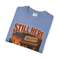 color:Washed Denim | Still Here, Still Open — Washed Denim folded view