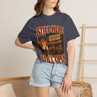 color:Navy | Still Here, Still Open — Navy lifestyle view