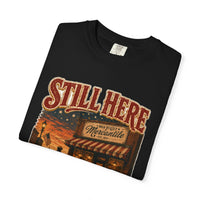 color:Black | Still Here, Still Open — Black folded view