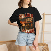 color:Black | Still Here, Still Open — Black lifestyle view