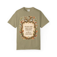 color:Khaki | The Best Thing About Fixing Something — Khaki front view