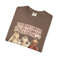 color:Espresso | The Dress Had Already Been Paid For — Espresso folded view