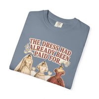 color:Blue Jean | The Dress Had Already Been Paid For — Blue Jean folded view