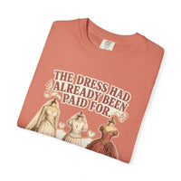color:Terracotta | The Dress Had Already Been Paid For — Terracotta folded view