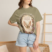 color:Khaki | The Hands Remember What the Years Tried to Forget — Khaki lifestyle view