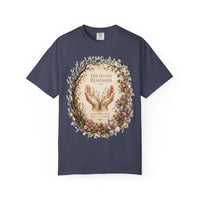 color:Denim | The Hands Remember What the Years Tried to Forget — Denim front view