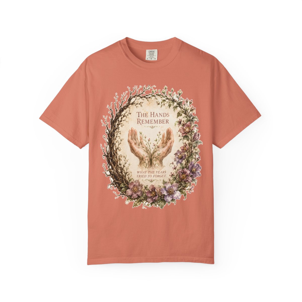 color:Terracotta | The Hands Remember What the Years Tried to Forget — Terracotta front view