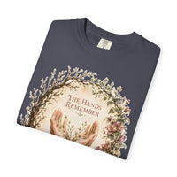 color:Navy | The Hands Remember What the Years Tried to Forget — Navy folded view