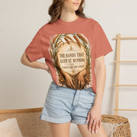 color:Terracotta | The Hands That Keep It Running Rarely Get the Credit — Terracotta lifestyle view