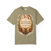 color:Khaki | The Hands That Keep It Running Rarely Get the Credit — Khaki front view
