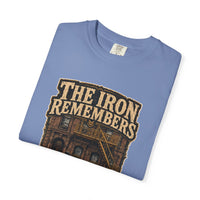 color:Washed Denim | The Iron Remembers — Washed Denim folded view