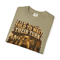 color:Khaki | The Ones Told to Wait Their Turn Are Running the Room — Khaki folded view