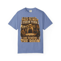 color:Washed Denim | The Ones Told to Wait Their Turn Are Running the Room — Washed Denim front view