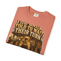 color:Terracotta | The Ones Told to Wait Their Turn Are Running the Room — Terracotta folded view