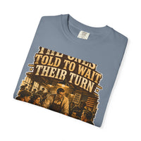 color:Blue Jean | The Ones Told to Wait Their Turn Are Running the Room — Blue Jean folded view