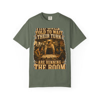 color:Moss | The Ones Told to Wait Their Turn Are Running the Room — Moss front view