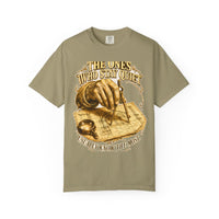 color:Khaki | The Ones Who Stay Quiet Usually Know the Most — Khaki front view