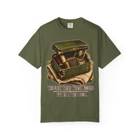 color:Hemp | The Only Thing Worth Keeping Fit in a Tin Box — Hemp front view