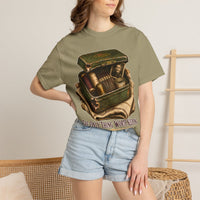 color:Khaki | The Only Thing Worth Keeping Fit in a Tin Box — Khaki lifestyle view