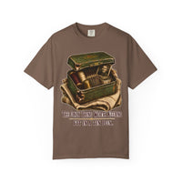 color:Espresso | The Only Thing Worth Keeping Fit in a Tin Box — Espresso front view