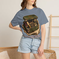 color:Blue Jean | The Only Thing Worth Keeping Fit in a Tin Box — Blue Jean lifestyle view