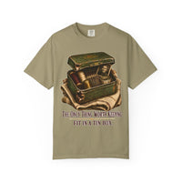 color:Khaki | The Only Thing Worth Keeping Fit in a Tin Box — Khaki front view