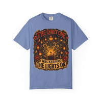 color:Washed Denim | The Quiet One Was Keeping the Lights On — Washed Denim front view