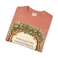 color:Terracotta | The Tree You Plant Today Is Shade You'll Never Sit In. Plant It — Terracotta folded view