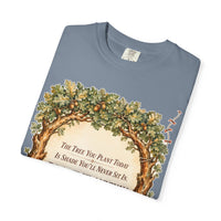 color:Blue Jean | The Tree You Plant Today Is Shade You'll Never Sit In. Plant It — Blue Jean folded view