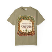 color:Khaki | The Tree You Plant Today Is Shade You'll Never Sit In. Plant It — Khaki front view