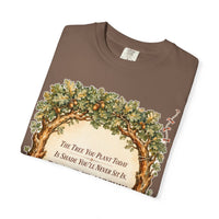color:Espresso | The Tree You Plant Today Is Shade You'll Never Sit In. Plant It — Espresso folded view