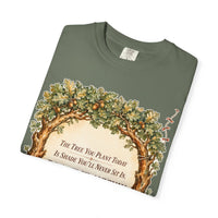 color:Moss | The Tree You Plant Today Is Shade You'll Never Sit In. Plant It — Moss folded view