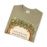 color:Khaki | The Tree You Plant Today Is Shade You'll Never Sit In. Plant It — Khaki folded view