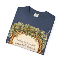 color:Midnight | The Tree You Plant Today Is Shade You'll Never Sit In. Plant It — Midnight folded view
