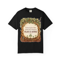 color:Black | The Tree You Plant Today Is Shade You'll Never Sit In. Plant It — Black front view