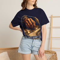 color:True Navy | The Work Doesn't Care Who's Watching — True Navy lifestyle view