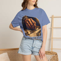 color:Washed Denim | The Work Doesn't Care Who's Watching — Washed Denim lifestyle view